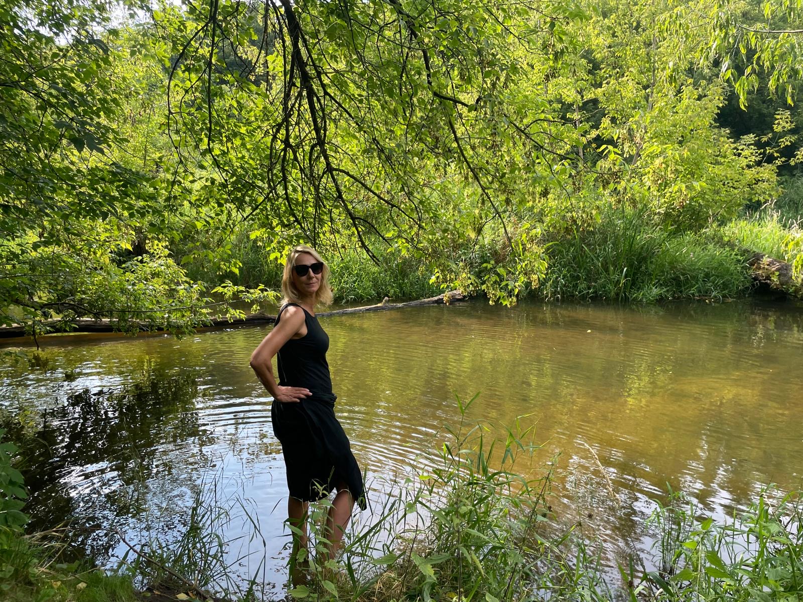 Wyprawa do Wyględowa i Świdra, krajobraz nad wodą